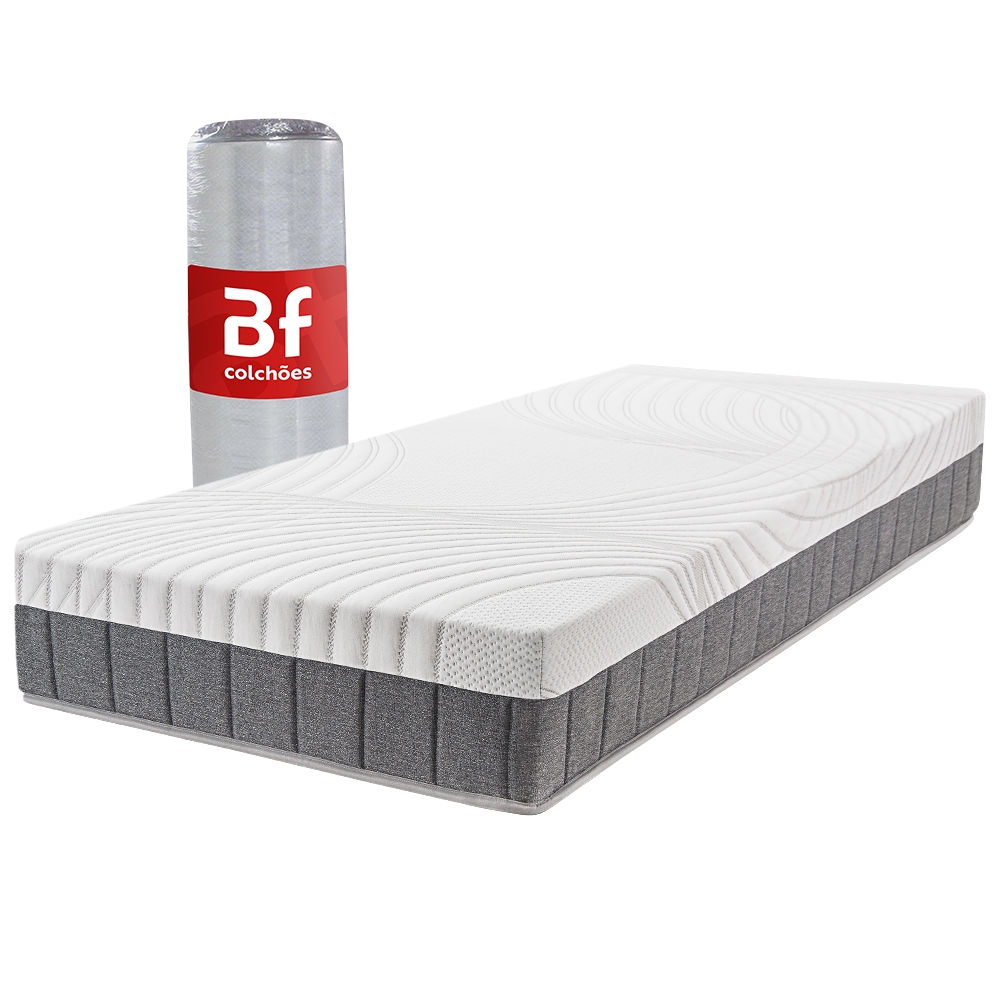 Colchão Solteiro de Molas Ensacadas Sport Pro Regenerativo 88x188cm BF Colchões - Home & Living