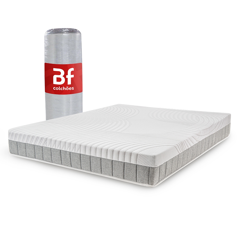 Colchão Casal Ortopédico BF Antistress a Vácuo  138x188cm BF Colchões - Home & Living