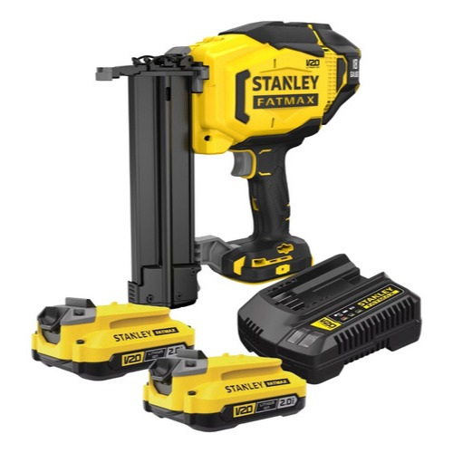 Pinador 20V Stanley SCN618 18GA Com 2 Baterias Carregador Bivolt Original Profissional