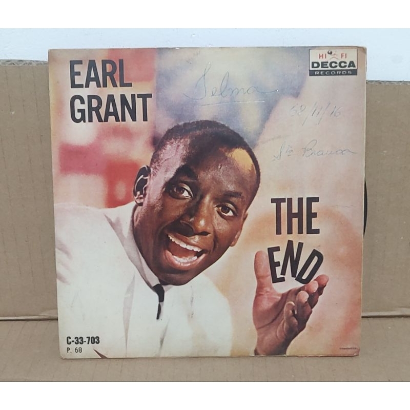 disco de vinil compacto Earl Grant the end.