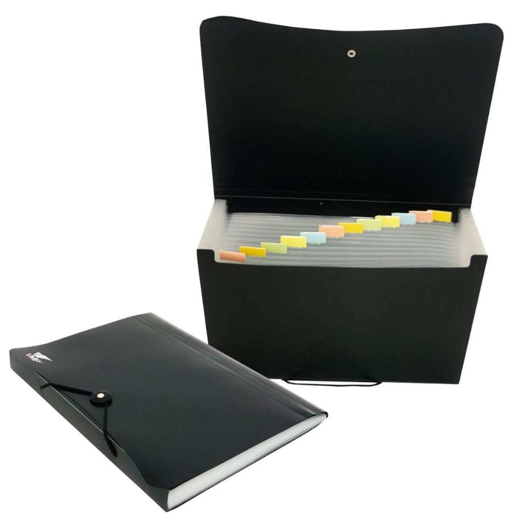 Pasta Sanfonada 12 Divisórias Tamanho A4 Ofício Pasta para Documentos Pasta Cheque Comprovante Ofice em Oferta na Shopee