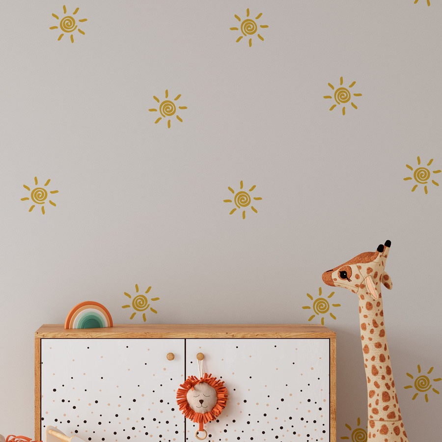 Adesivos de Parede Solzinho CL-KA-114 em Oferta na Shopee