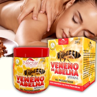 Gel Massageador Veneno De Abelha Néctar Cosmeticos 200g Original Extra Forte - Pomada em Oferta na Shopee
