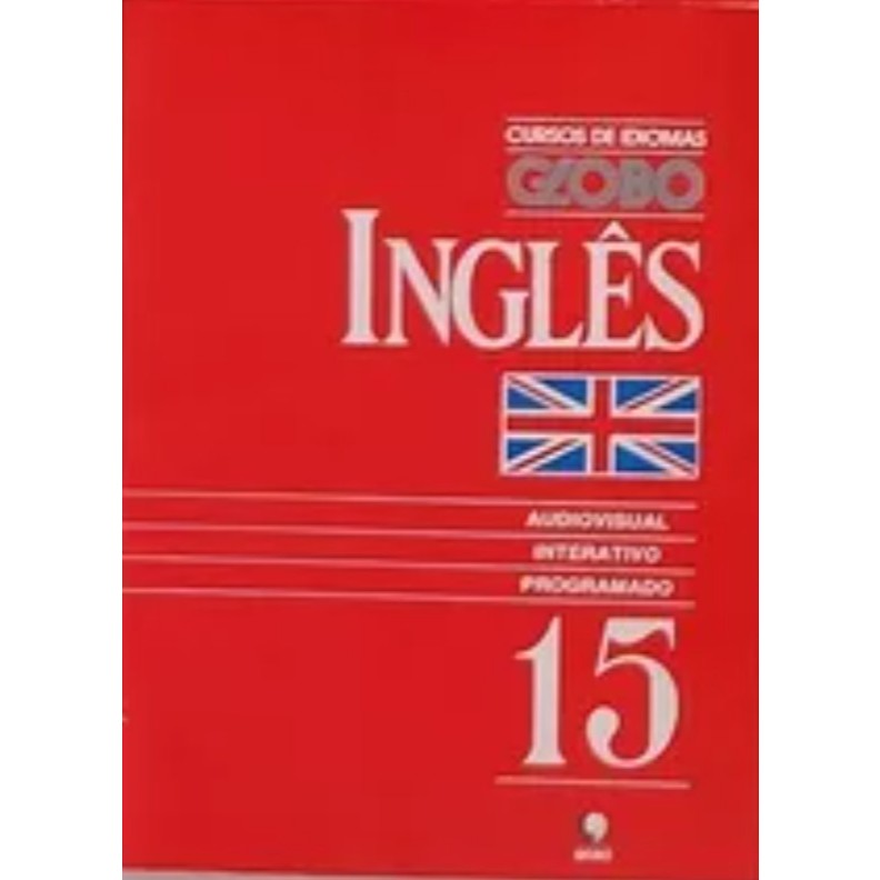 Curso de Idiomas Globo Inglês Audiovisual Interativo Programado + Fita Cassete Vol 15