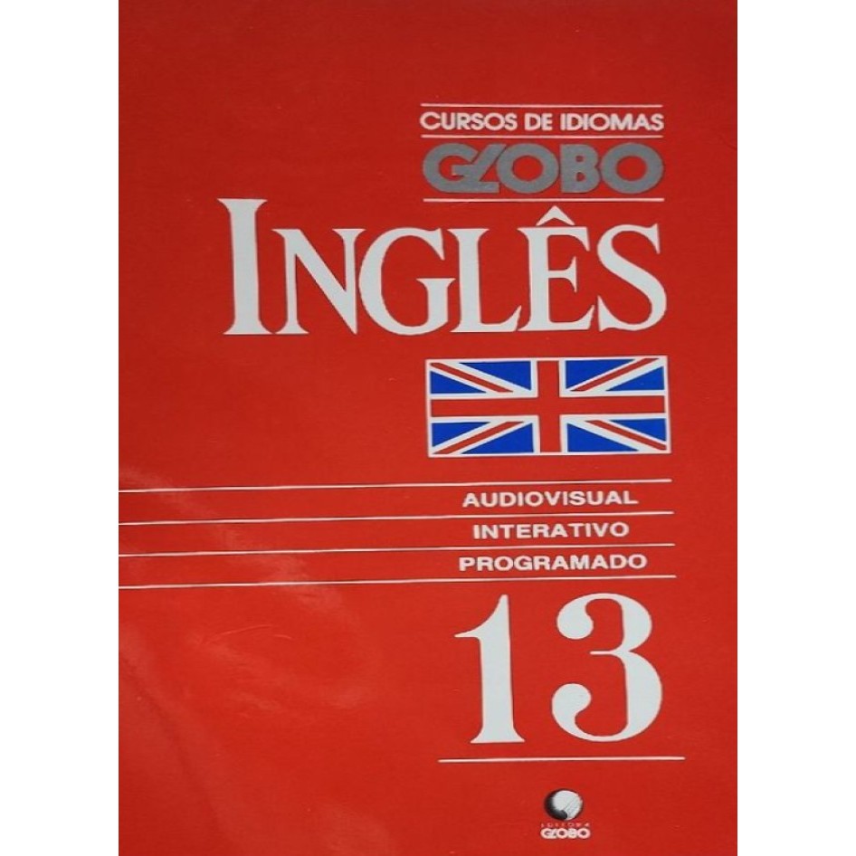 Curso de Idiomas Globo Inglês Audiovisual Interativo Programado + Fita Cassete Vol 13