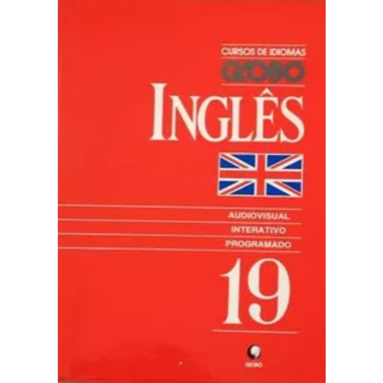 Curso de Idiomas Globo Inglês Audiovisual Interativo Programado + Fita Cassete Vol 19