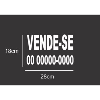 Adesivo Vende-se Recorte Digital em Oferta na Shopee