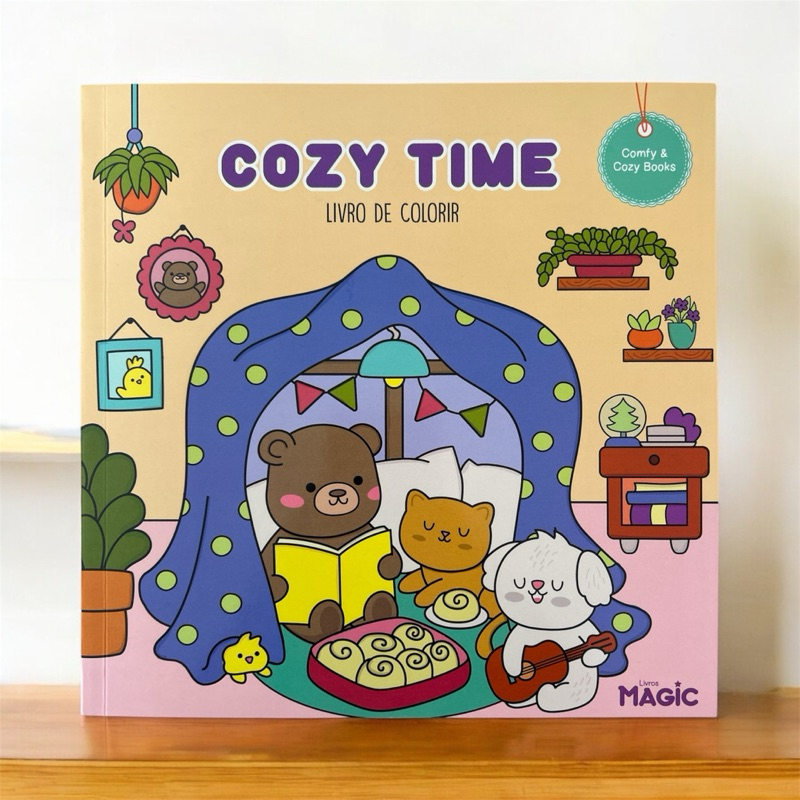 Livro Colorir Cozy Time (Viral TikTok)