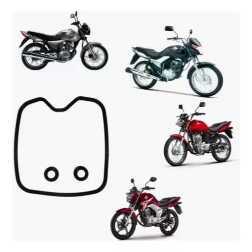 Guarnição junta borracha ( maior ) da tampa de válvulas cabeçote para Titan 150 + COXIN Original OTIMA