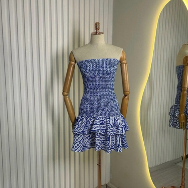 Vestido Curto Paty Nordestina Zaya Estampado em Oferta na Shopee