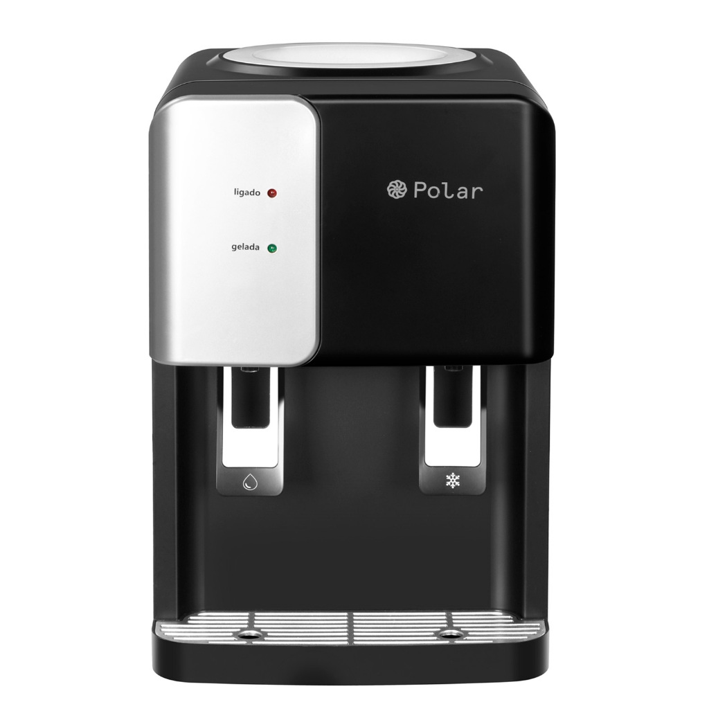 Bebedouro Eletrônico Polar Preto - Agua Natural e Gelada em Oferta na Shopee