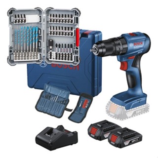 Furadeira Parafusadeira Impacto Bosch Gsb185 Li Com Kit Bits em Oferta na Shopee