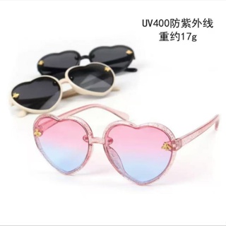 óculos de moda infantis fofos com coração rosa brilhante para meninas em Oferta na Shopee