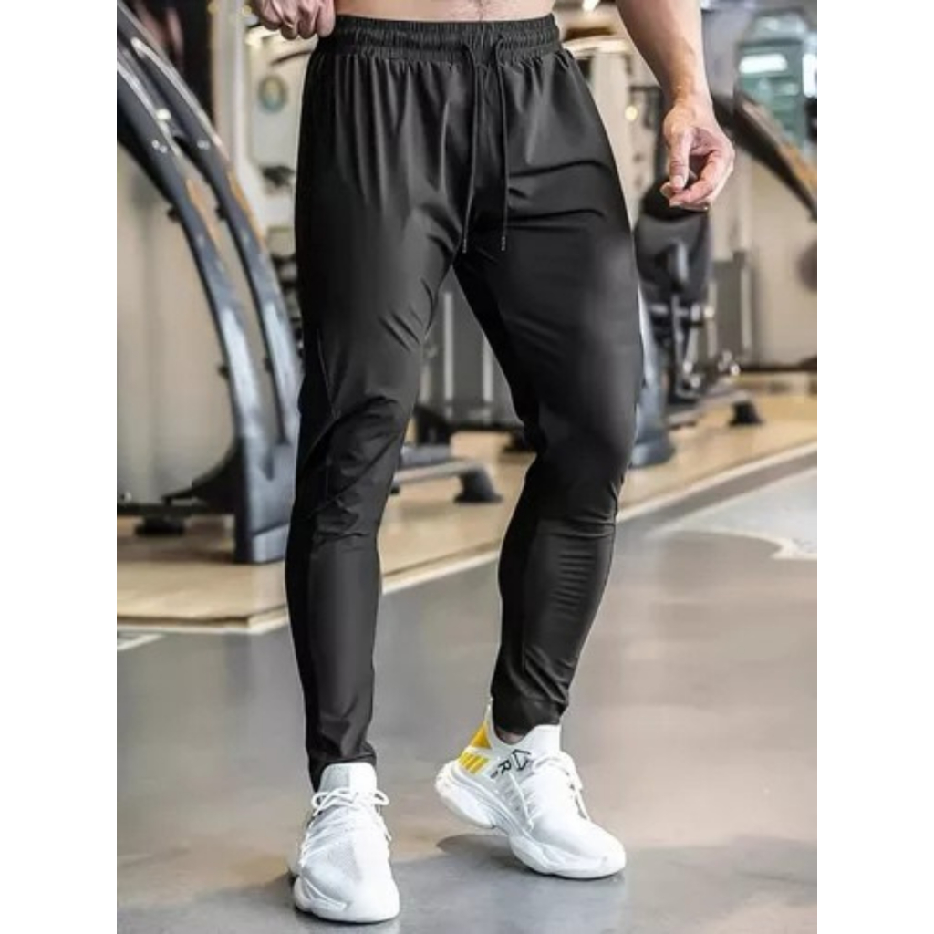 calça jogger masculina tactel academia treino esportiva preta cinza ou marinho