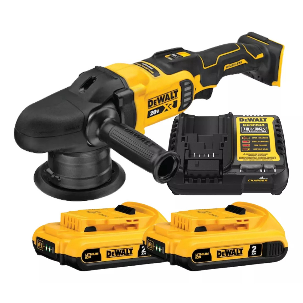Politriz Roto Orbital Dewalt 2 Baterias 20v Dcm848b Bivolt em Oferta na Shopee