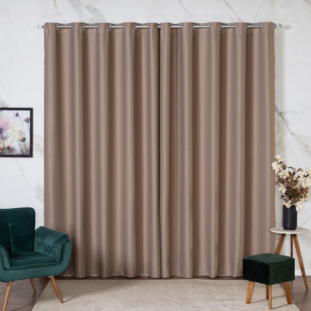 Cortina Blackout Tecido Grosso 2,80x2,50 Para Sala E Quarto em Oferta na Shopee
