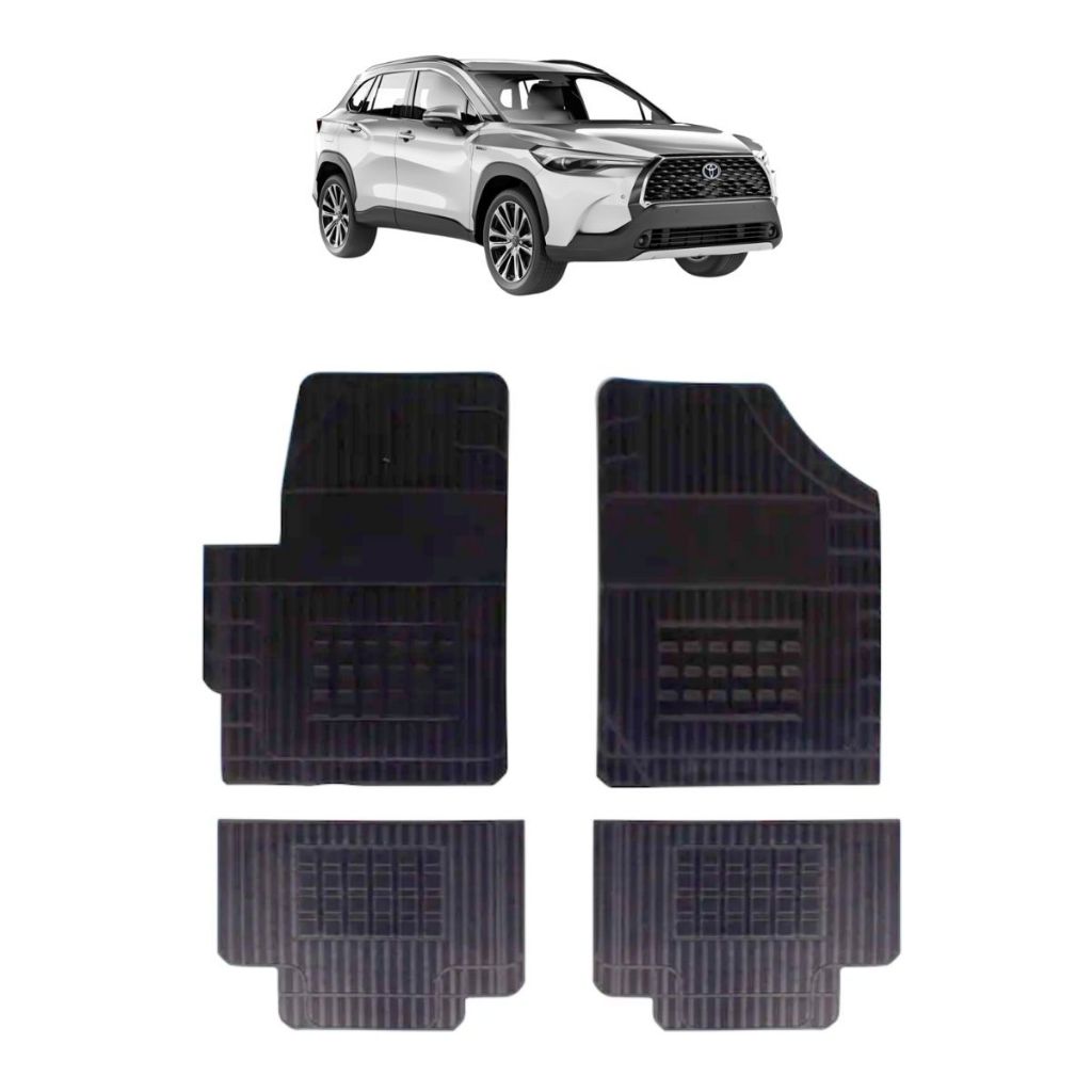 JOGO TAPETE DE BORRACHA COROLLA CROSS 21/24 - 4 Peças - Car Floor em Oferta na Shopee