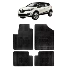 Jogo Tapete Borracha Ranault Captur 2017a 2021 4 Peças Car Floor