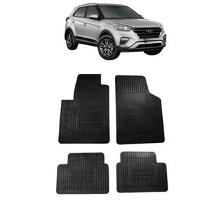 JOGO TAPETE DE BORRACHA CRETA 17/23 -4 Peças - Car Floor em Oferta na Shopee