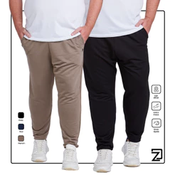 Kit 2 Calça Moletom Masculina Plus Size Com Bolso