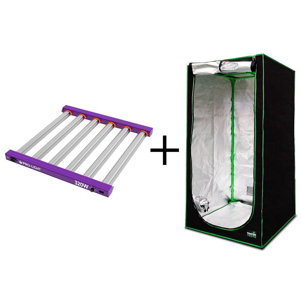 Kit Cultivo Estufa Tenda Grow 100x100x200 + Led Quantum Barra Qb 320w Chips LM301H Samsung Original