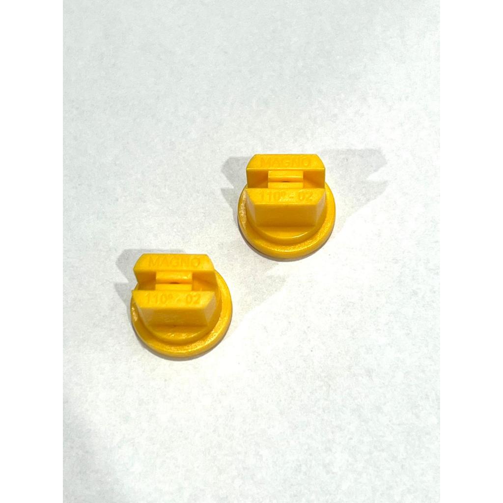 Bico Leque N.02 Amarelo Para Pulverização Poliacetal Magnojet - Herbicidas, Fungicidas e Inseticidas 1 Unidade