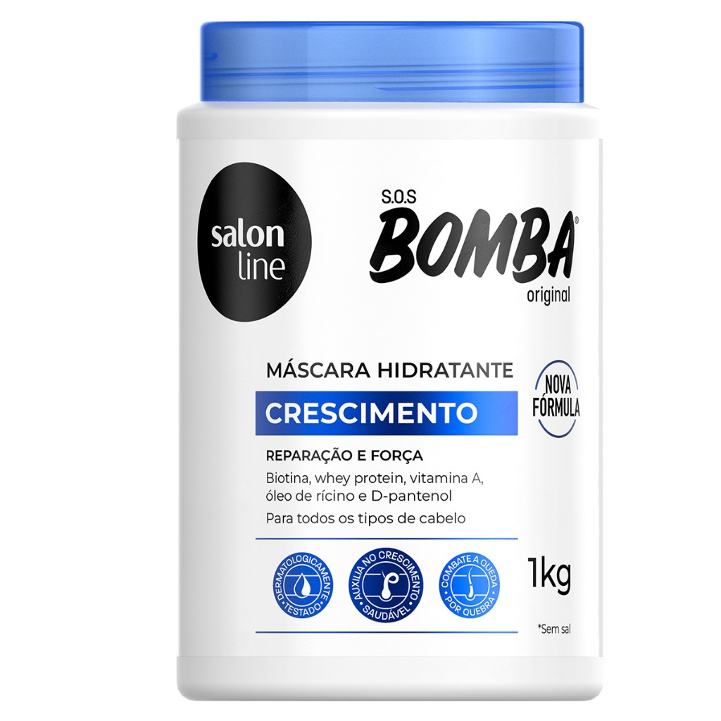 Máscara de Hidratação SOS Bomba Original Salon Line 1kg