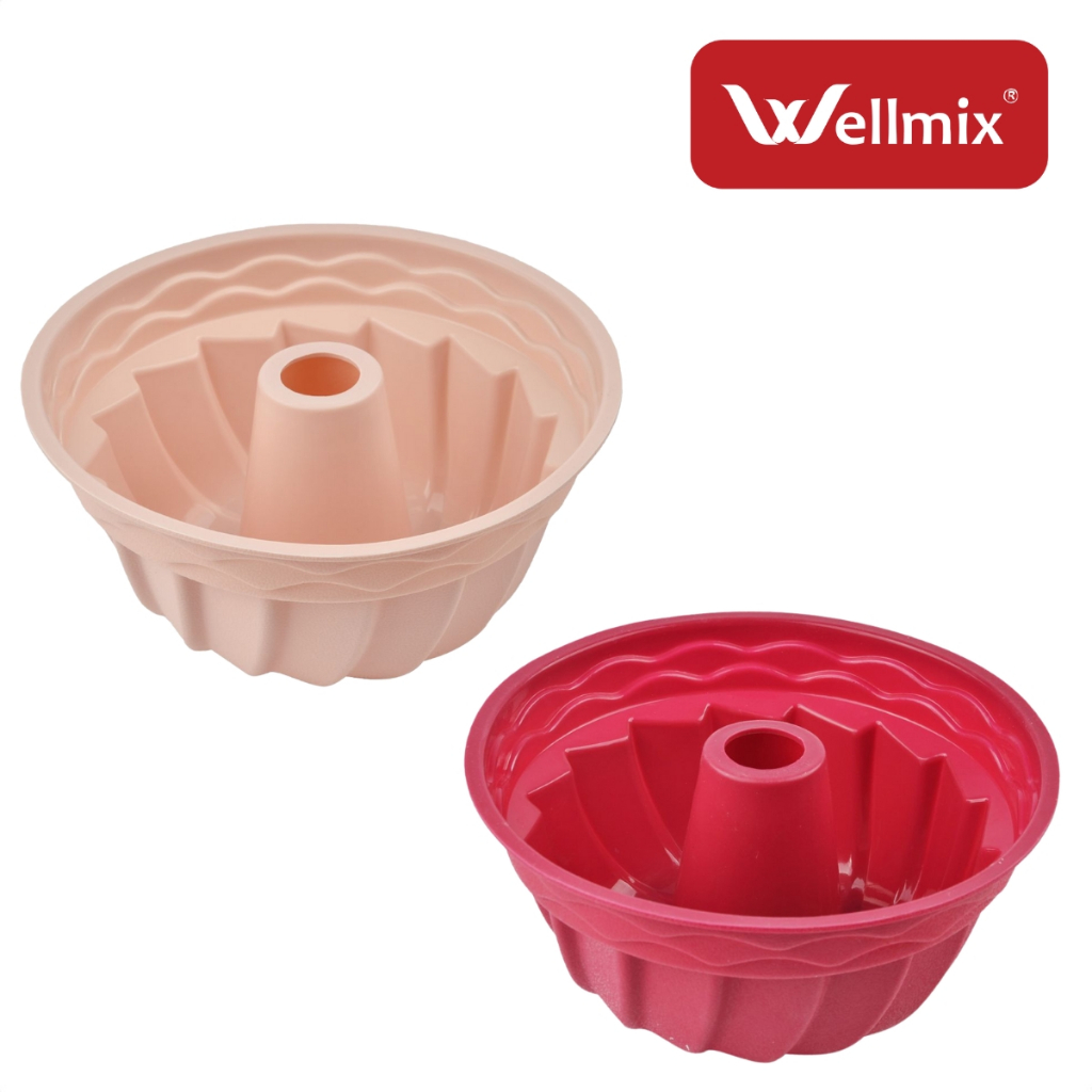 Forma De Silicone Para Bolos 180º Micro-ondas, AiyFryer e Forno Wellmix em Oferta na Shopee