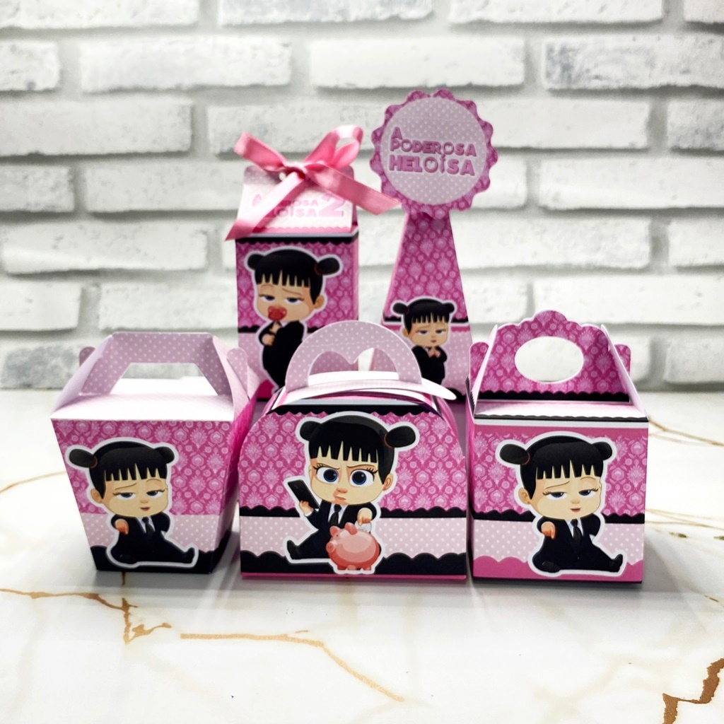 PEGUE E MONTE Festa Poderosa Chefinha Personalizados | Lembrancinhas | Aniversário | Caixinhas