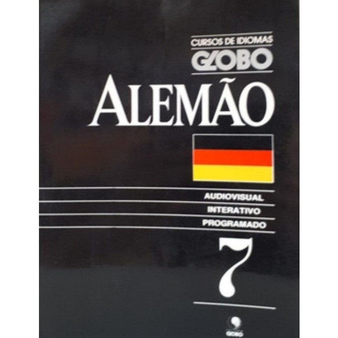 Curso de Idiomas Globo Alemão Volume 7 + Fita Cassete Audiovisual Interativo Programado