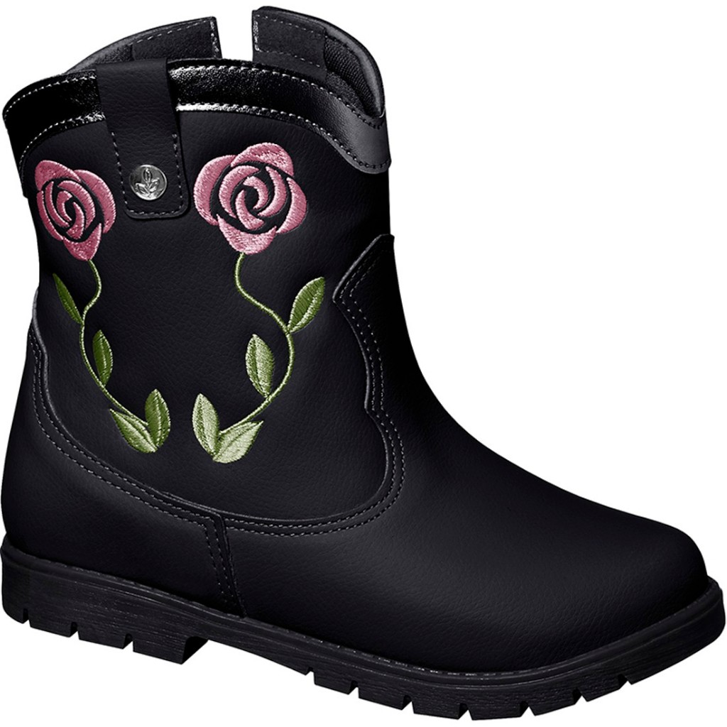 Bota Texana Infantil Menina Fazenda Festa Junina Campo Rodeio Promoção Confortável Botina Country em Oferta na Shopee