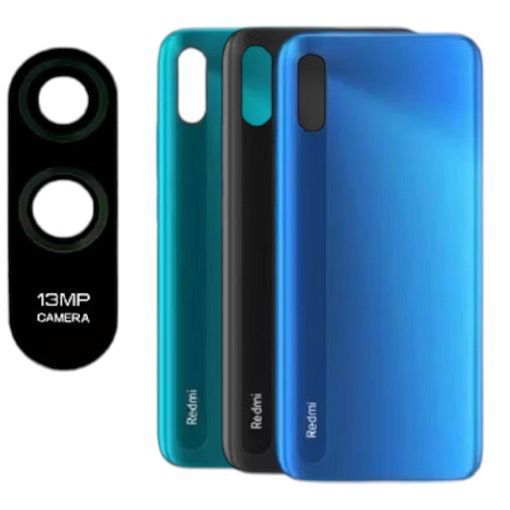 Tampa Traseira de Plastico COM ANTENA BOTAO LENTE Redmi 9A