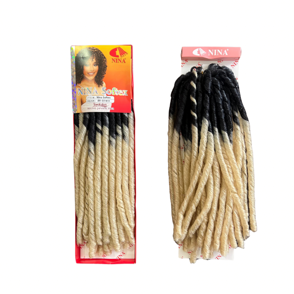 Aplique De Cabelo Sintético Nina Softex Pacotinho Estilo Crochet Braids