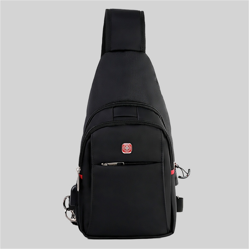 Bolsa Transversal Pochete Shoulder Bag Crosswave Executiva Saída USB - Men Bags