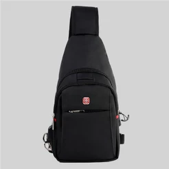 Bolsa Transversal Pochete Shoulder Bag Crosswave Executiva Saída USB