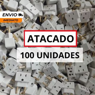 KIT 100 Adaptador Tomada t Benjamin Bob Esponja 10a e 20a adaptador de tomada universal benjamin 20a em Oferta na Shopee