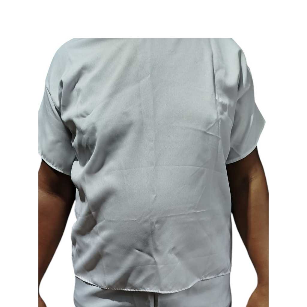 BATA CAMISU BRANCA OXFORD RAÇÃO UMBANDA/CANDOMBLÉ