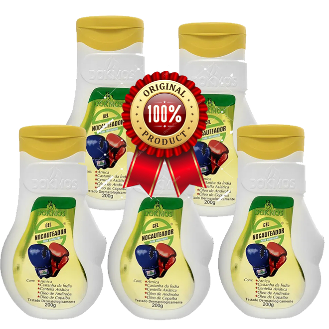 KIT C/5 GEL NOCAUTEADOR 200G
