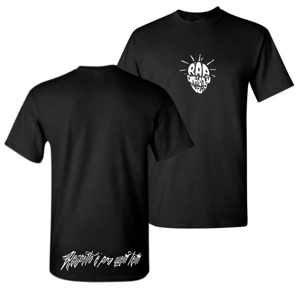Camisa Sabotage RACIONAIS FACCAO CENTRAL Rap Nacional rap underground brasileiro UNISSEX