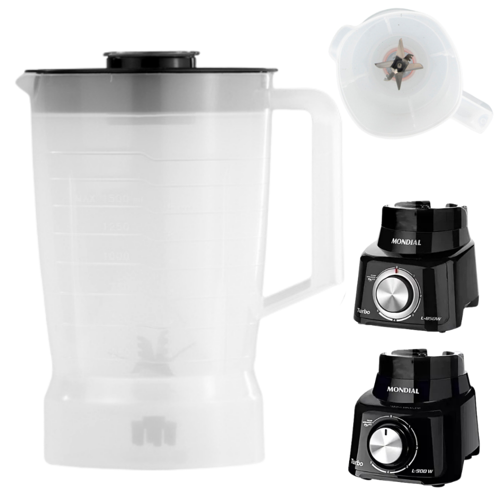 Copo de liquidificador serve para Mondial L850/ L900 W turbo