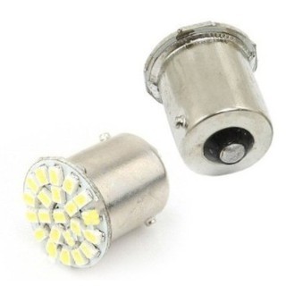 Kit 3 Lampadas Luz Ré Placa 1 Polo 22 Led 1156 Lampada