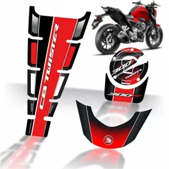 Adesivo Kit Bocal Tanque Rabeta Laminados Compatível CB300F Twister