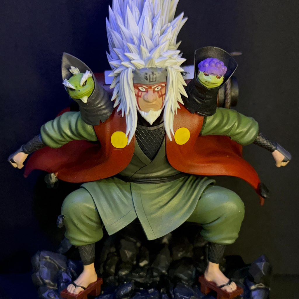 Jiraya Naruto Action Figure Exclusivo Miniatura Estátua Geek Colecionável Artesanal Boneco Escultura