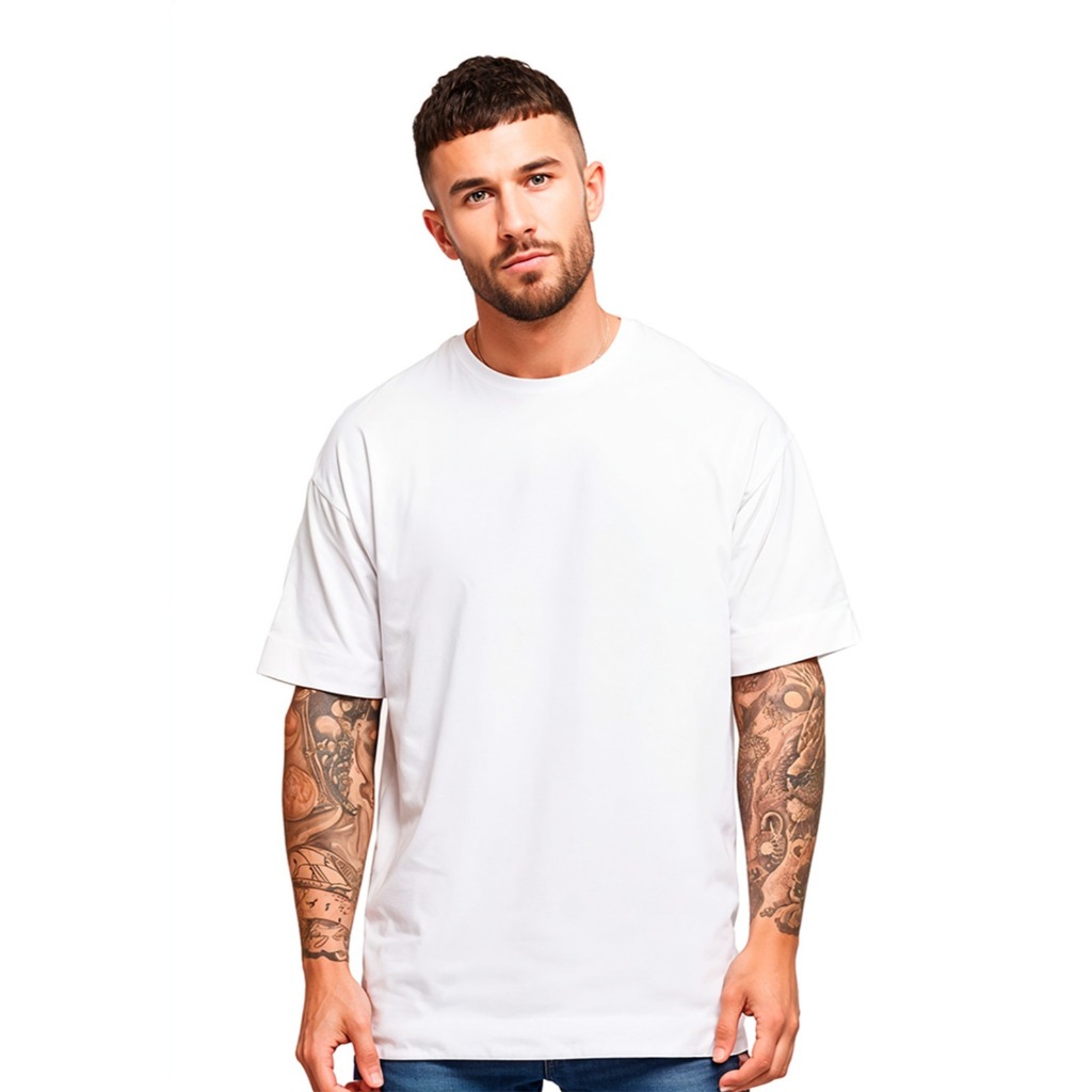 Camisetas Oversized Streetwear Premium basica Lisa Fio 30.1penteado 100% Algodão