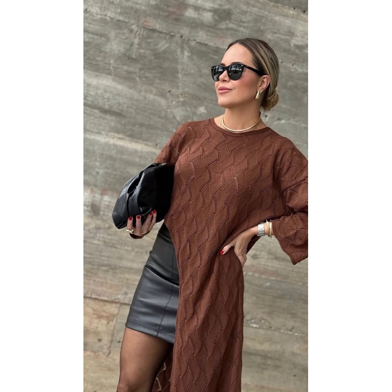 MAX BLUSA DE TRICÔ BATA OUTONO/INVERNO