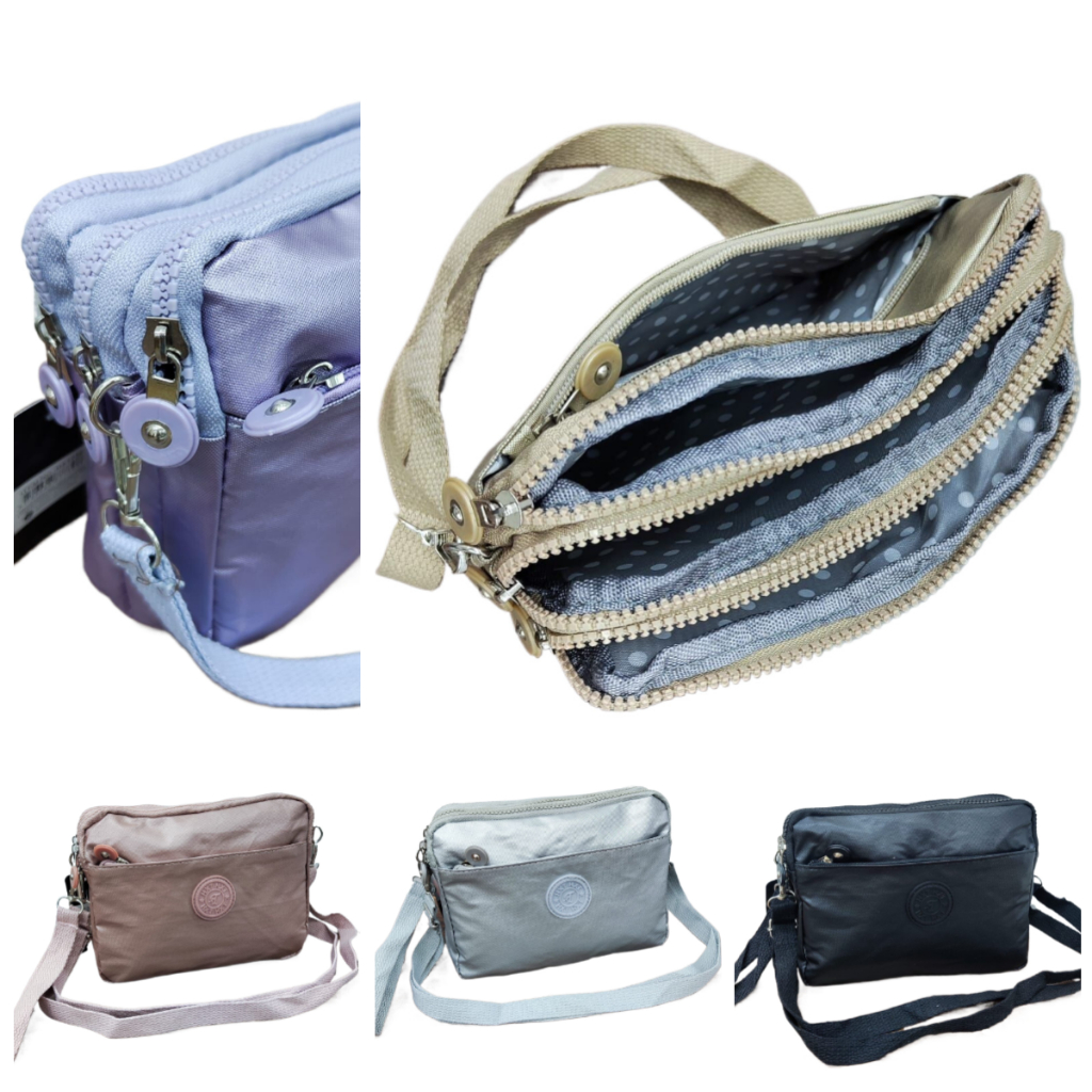 Mini Bolsa Transversal 4 Divisores com Alça Regulavel 7730