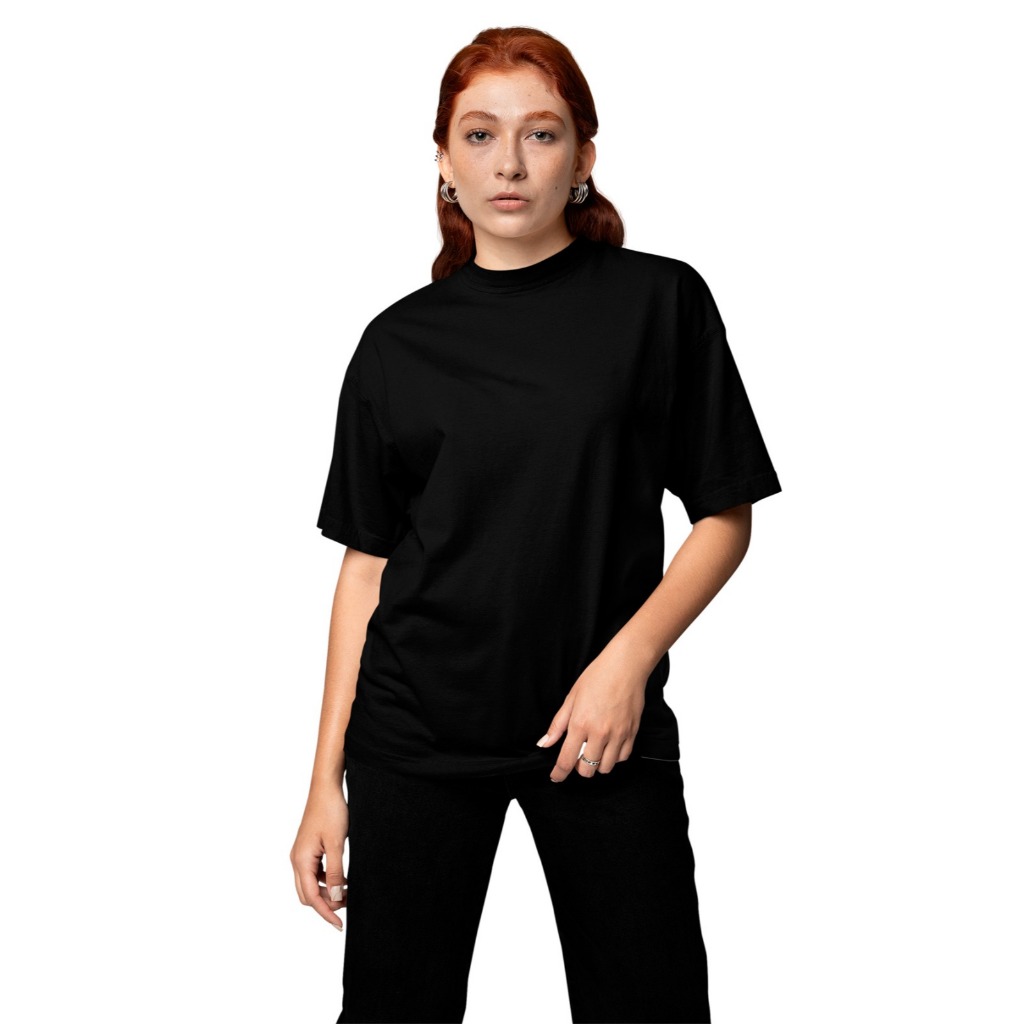 Camiseta Oversized Streetwear -Premium basica Lisa Fio 30.1penteado 100% Algodão