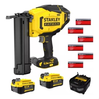 Pinador a Bateria Stanley SCN618 Com 6 Caixas de Pinos e Acessórios Profissional 18GA Original em Oferta na Shopee