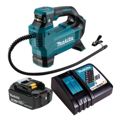 Compressor de Ar a Bateria Makita 18V DMP181Z C/ Bateria 5Ah e Carregador Rápido Original em Oferta na Shopee