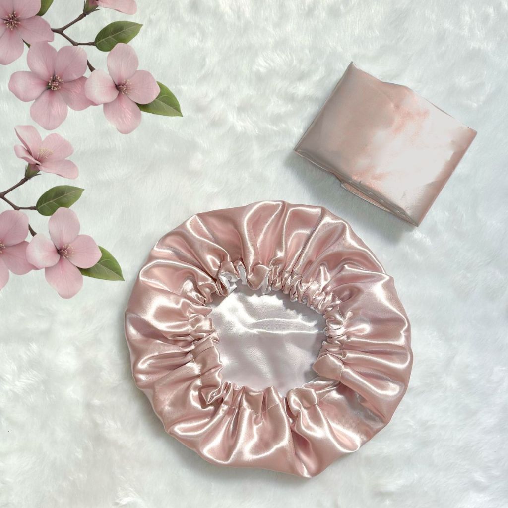 Touca Cetim Antifrizz Dupla Face em Oferta na Shopee